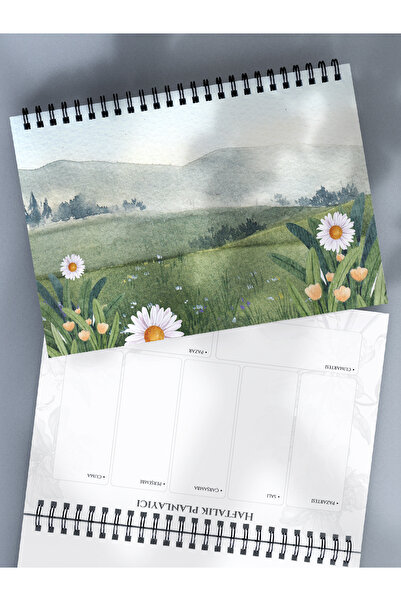 Fobinote Седмичен планер, 52 седмици, тефтер за планиране - спирален тефтер A5