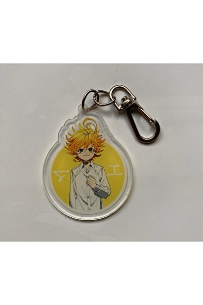 Hara Company سلسلة مفاتيح من الرسوم المتحركة إيما أنيمي "لا يوجد مكان" / زخرف...