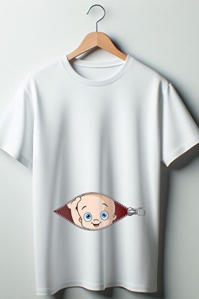 Vordevia Χαριτωμένο εμπριμέ μπλουζάκι μητρότητας Oversize