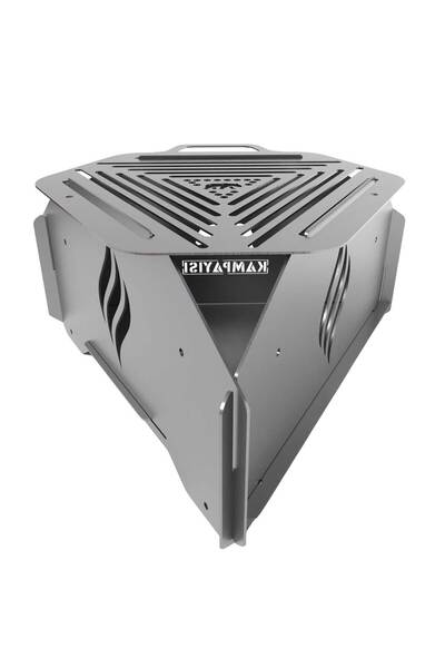 Kamp Ayısı ® IgniteRoast™ Taşıma Çantalı Katlanır Bushcraft Mangal