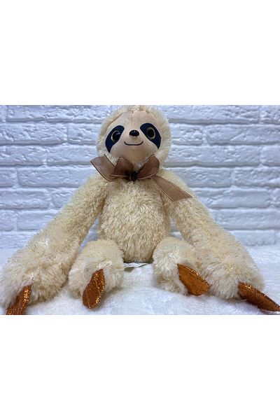 Sunman Gilded Plush Sleeping Friend Sloth Animal 52 Cm