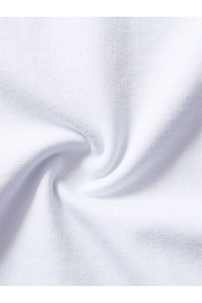 Jose Clothing Μπλουζάκι Unisex Λευκό εμπριμέ από οργανικό βαμβάκι Oversize κοντό μανίκι