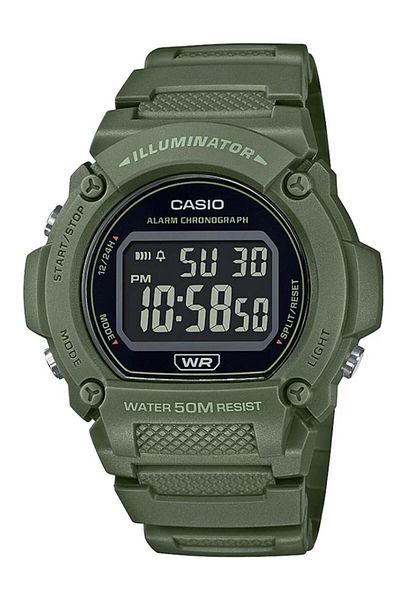 Casio W-219hc-3bvdf Men's Wristwatch