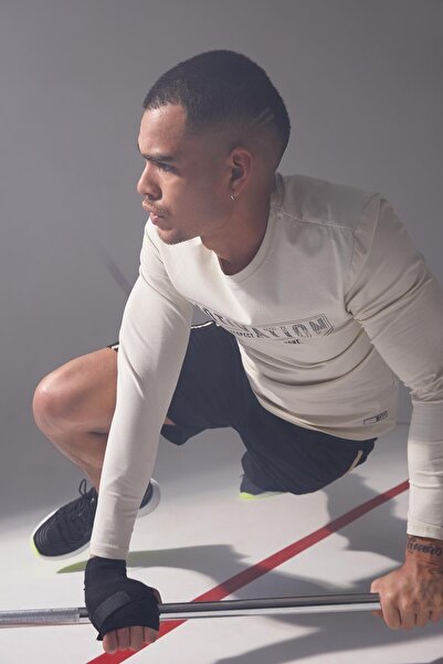 DeFacto Суитшърт с кръгло деколте Fit Motivation с щампа Slim Fit