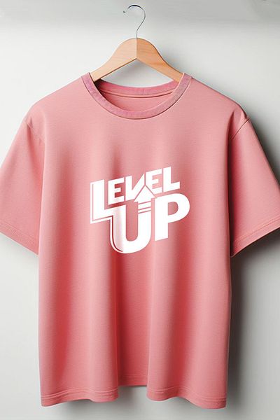 Vordevia Μπλουζάκι με στάμπα Level Up