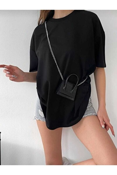 PERISENSE Tricou de bază oversize unisex damă bărbați