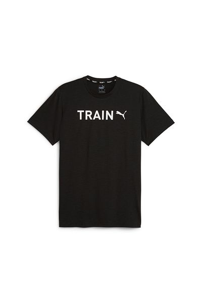 Puma MEN S GRAPHIC TEE TRAIN PUMA PUMA Black