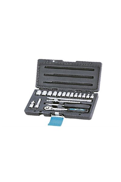 Özen INDUSTRO 1/4" SIX CORNER SOCKET SET 19 PIECES