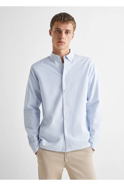 Mango Teen Оксфордська бавовна Regular Fit Gomlek