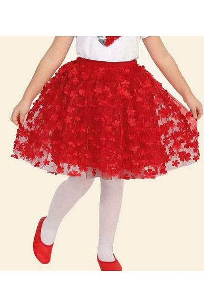 NOBLE STORE Girl's patterned 23 April, 29 October, 10 November, show skirt NBL 24