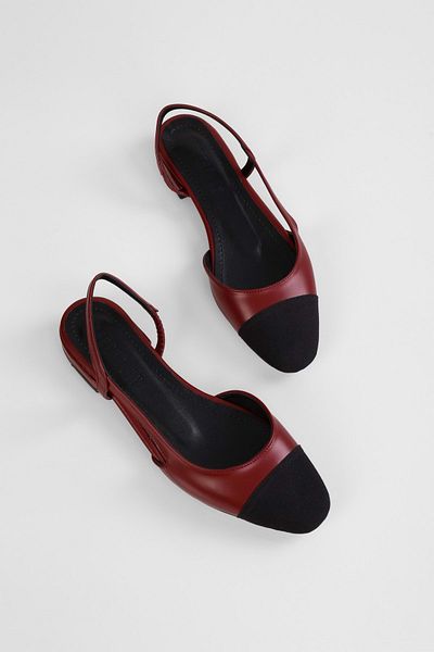 Shoeberry Жіноча сумка Sefre Burgundy Skin Gunluk Babet