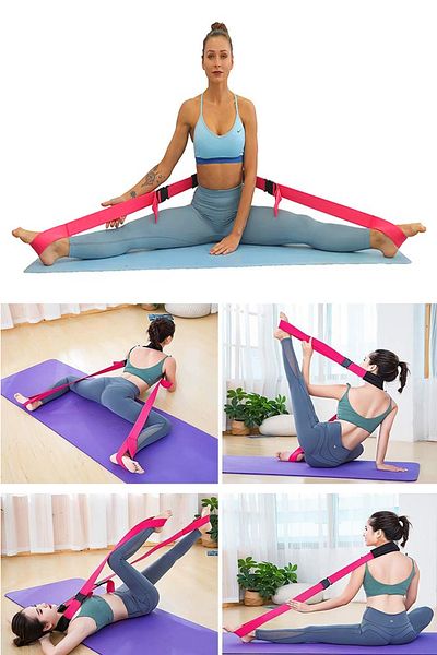 Nurnivus Lifting Yoga Leg Body Stretching Belt Posture Corrector Humpback Relief Adjustable Gymmetic Belt