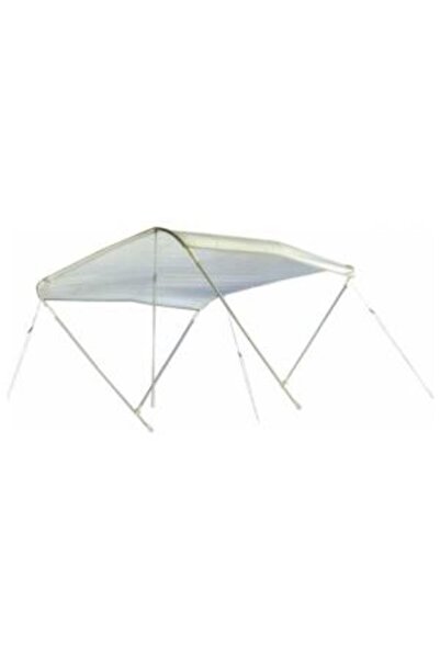 HobiStore Katlanabilir 2 Kollu Tekne ve Bot Tentesi ( Krem En : 200 cm )