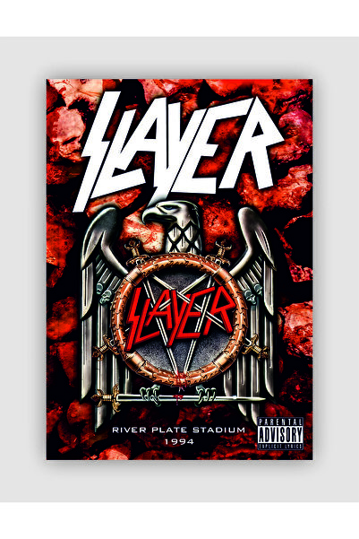 fırsatlar diyarı Slayer River Plate Stadium 1994 Rock Müzik Duvar Posteri - K...
