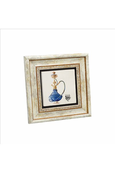 Sadrazam Istanbul Hookah Printed Natural Stone Painting 20X20 Krt-58
