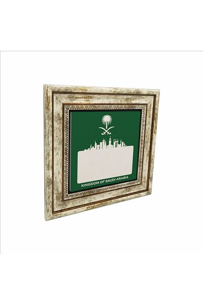 Sadrazam Pictură cu piatră naturală imprimată vizuală Arabia Saudită 25x25 Krg-72