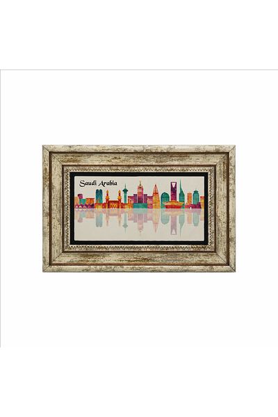 Sadrazam Pictură cu piatră naturală imprimată Arabia Saudită 20x30 Drg-38
