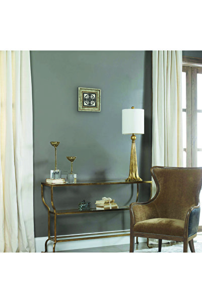 BAKSEPETE Tengricilik Symbol Printed Natural Stone Table 20X20 Krg-171