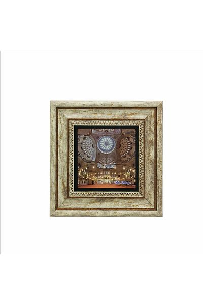 Sadrazam Sultanahmet Mosque Interior Printed Natural Stone Painting 20X20 Krt-16