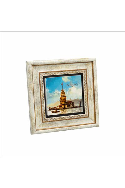 Sadrazam Maiden's Tower Printed Natural Stone Painting 20X20 Krt-18