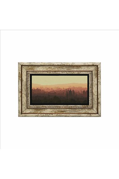 Sadrazam Saudi Arabia Printed Natural Stone Painting 20X30 Drg-35
