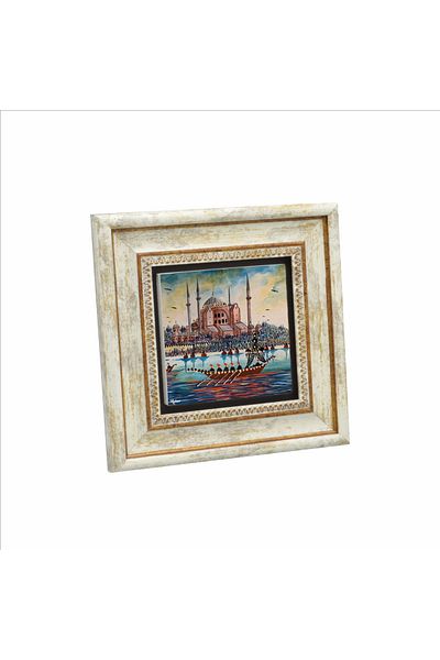 Sadrazam Moscheea Hagia Sofia Pictură imprimată cu piatră naturală 20x20 Krt-7