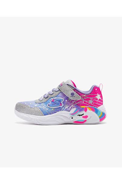 SKECHERS UNİCORN DREAMS-WISHFUL MAGİ IŞIKLI ÇOCUK SPOR AYAKKABI 302299L-SLLV