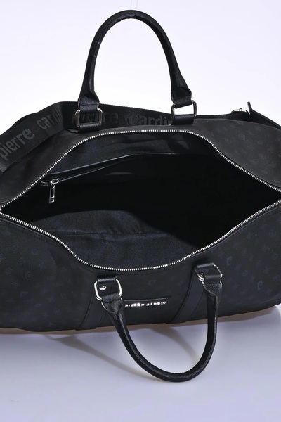 Pierre Cardin 04Pcs 001207 - Printed Black Hand Luggage Suitcase Sports Vacation Bag