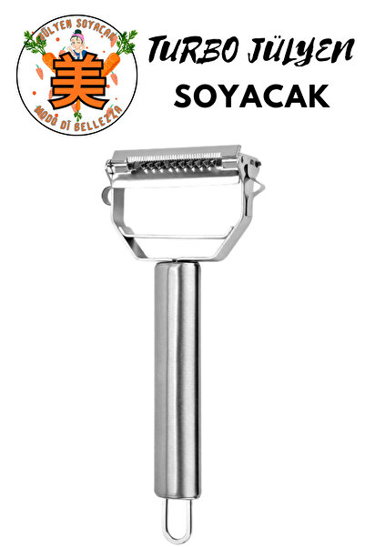 Modo Di Bellezza Jumbo Boy Paslanmaz Çelik Turbo Jülyen Sebze Ve Meyve Soyucu...