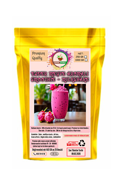 coffee Naturelle EJDER MEYVE AROMALI - Dragon Fruit - Milkshake & Smoothie - ...