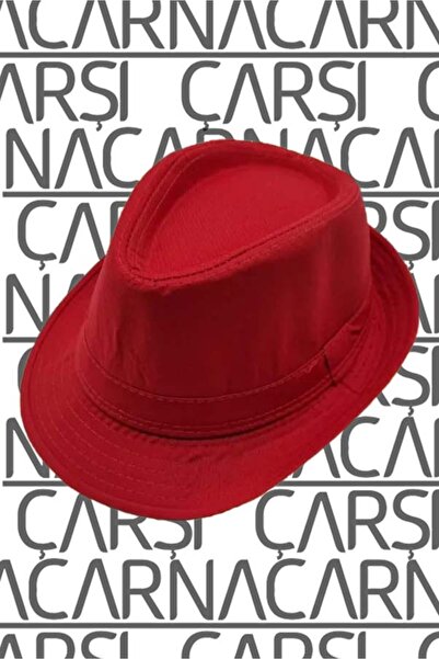 nacar çarşı Unisex Çocuk Kırmızı Fötr Şapka 23 Nisan 29 Ekim Gösteri