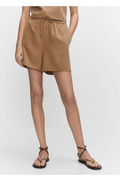 MANGO Woman Elastik belli şort