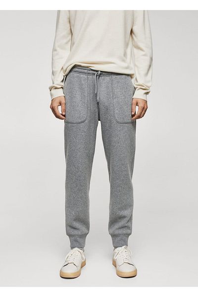 MANGO Man Wool Blended Running Pants