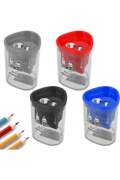 NaSaDAN Large Size Double Chamber Sharpener Pencil Opener 1 Piece