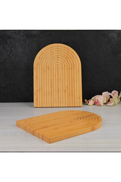 GUNES ZUCCACIYE BAMBU OVAL SUNUMLUK BÜYÜK BOY 23X34 CM.