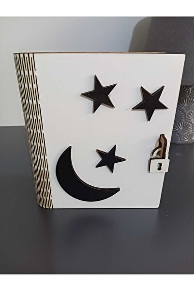 Şirin Lazer ΚΟΥΤΙ ΚΟΥΜΠΑΡΑΣ ΣΕ ΣΧΗΜΑ ΒΙΒΛΙΟΥ ΜΕ ΘΕΜΑ ΦΕΓΓΑΡΙ ΚΑΙ ΑΣΤΕΡΙ, ΔΩΡΟ...