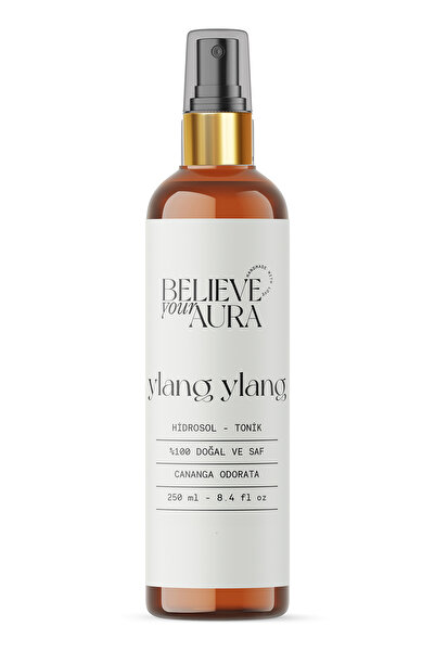 Believe Your Aura Ylang Ylang Suyu %100 Saf Ve Doğal Sebum Dengeleyici Hidros...