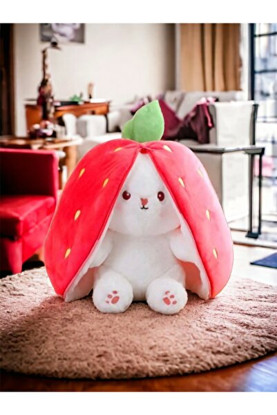 CHANCE GİFT Sürpriz Havuç Peluş Tavşan 50 Cm Oyuncak Hediyelik Sevgiliye Çocuğa Saklı Tavşan