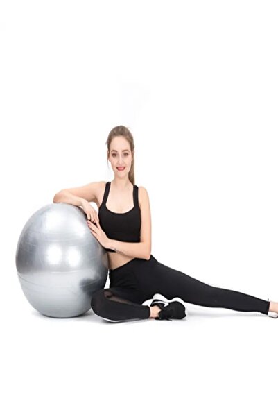 Leyaton 75 CM Pilates Topu (Gri)