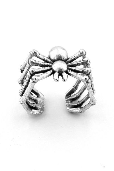 Solfera Spider Spider Gothic Brass Adjustable Men's Ring RG065