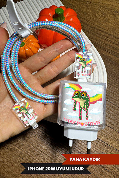 WANNA PROTECT 18W/20W Uyumlu Şeffaf Şarj Aleti Başlığı Adaptörü Kablo Koruma ...