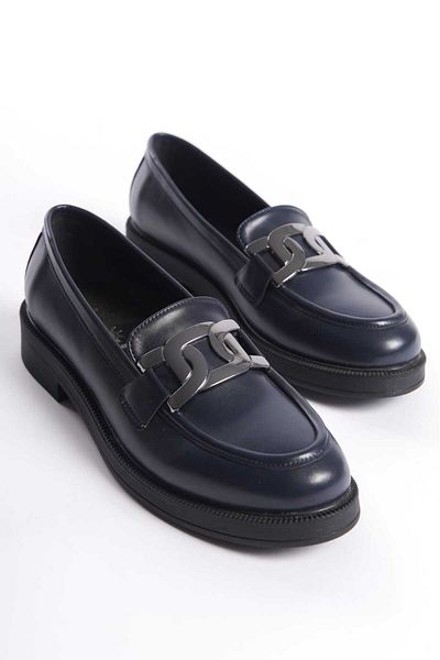 İDOL SHOES Дамски ВЕГАНСКИ КОЖЕНИ ЛОУФЪР ОБУВКИ С КОМАЛКИ