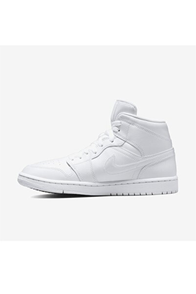 Nike Jordan Air 1 Mid Beyaz Spor Ayakkabı