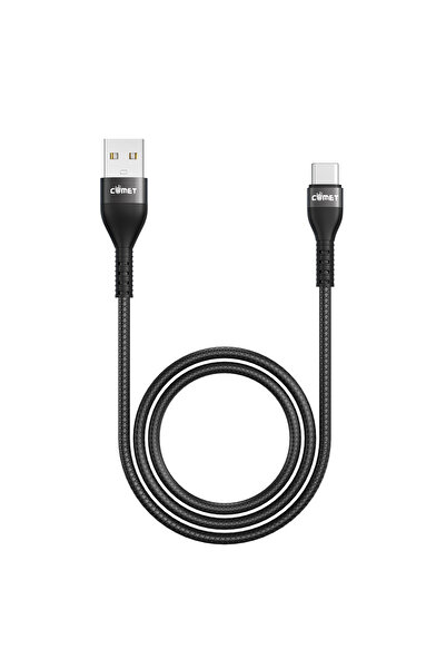 Comet Stream Usb - Type-c, Cb Sertifikalı Hızlı Şarj Kablosu - 3a, Qc 18w Destekli, 1.2m, 12 Ay Garanti