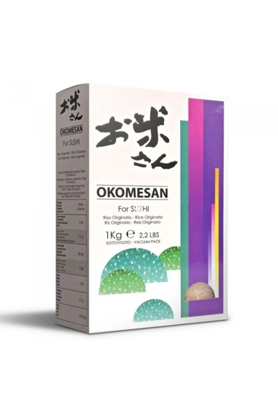 Okomesan Sushi Pirinci 1 KG x 3 Adet