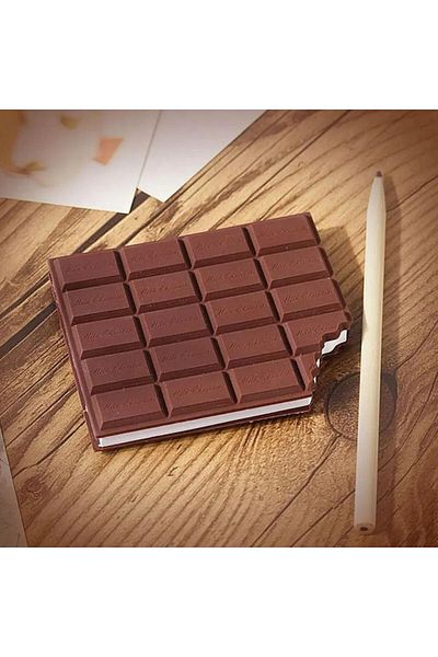 BLUE SİDE Pinterest Style Gift Notepad Chocolate Scented Notepad