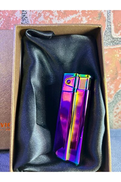 TORCH PÜRMÜZ ALEVLİ BUKALEMUN RENK GAZLI METAL ÇAKMAK