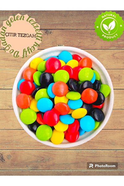 ÇITIR TEZGAH Dışı Renkli çıtır içi çikolatalı Bonibon Şeker 300 gr