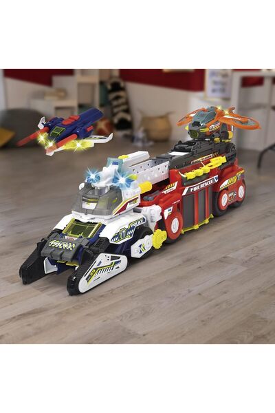 Genel Markalar Dickie, 203799000, Rescue Hybrids-büyük Itfaiye-yangın Tanker Aracı Oyuncağı, 53 Cm, Fonksiyonel, 2