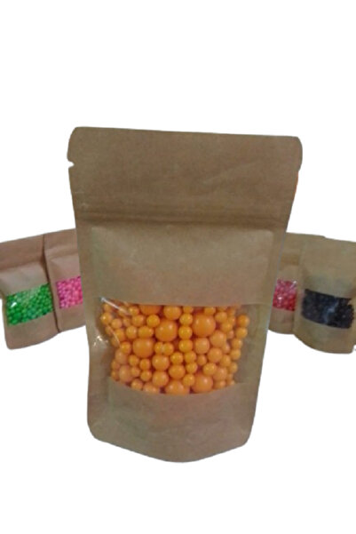 hediyehobihersey Turuncu Festival Boncuk Şeker 35 Gr